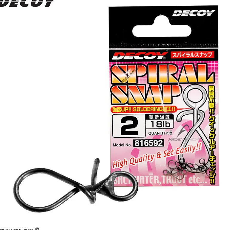 Agrafe DECOY Spiral snap