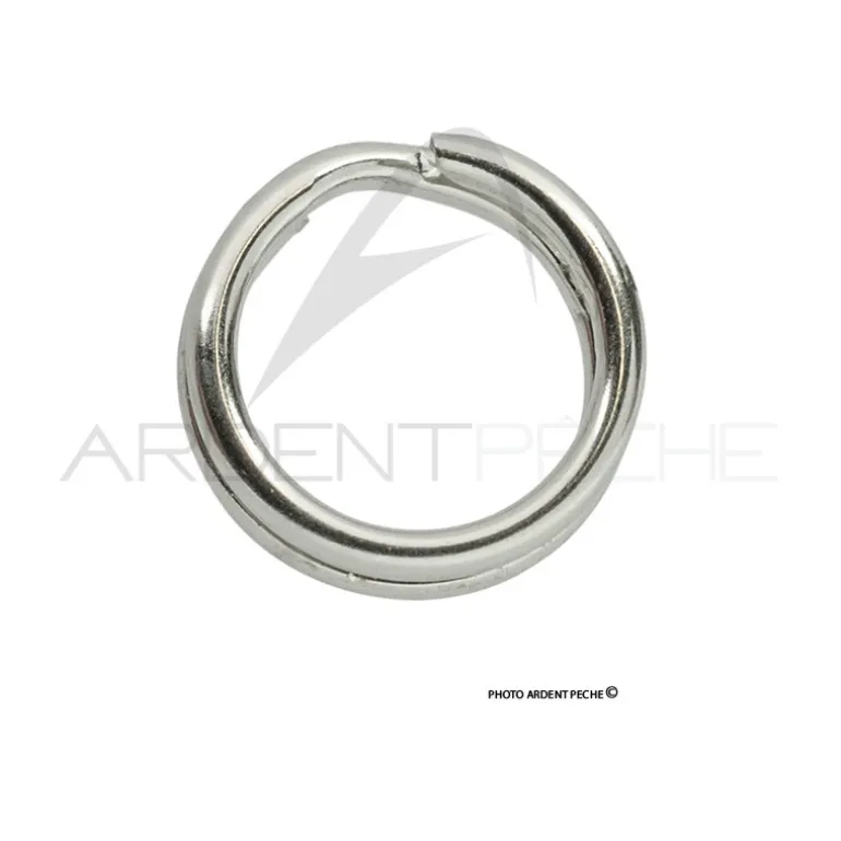 Anneaux brisés W Fine gauge laiton nickelé