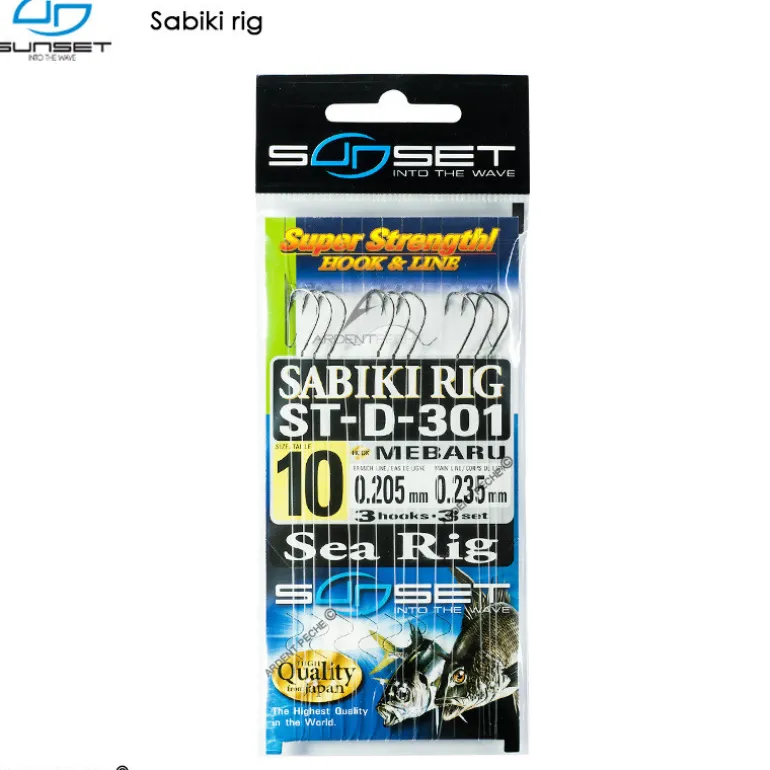 Bas de ligne SUNSET Sabiki rig sea rig