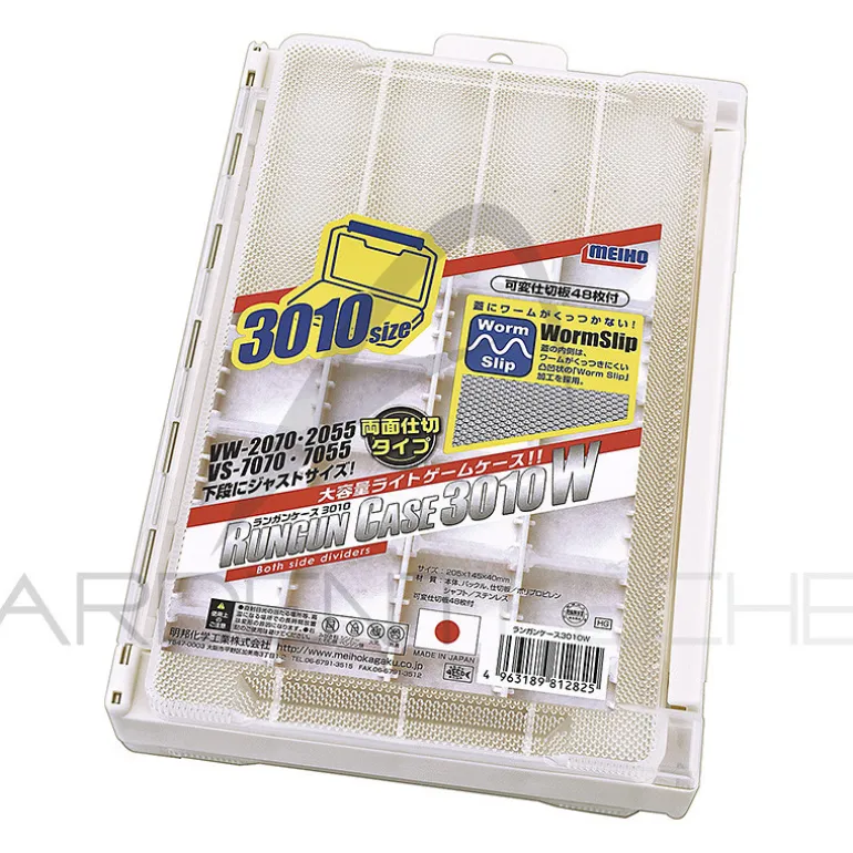Boite réversible MEIHO Run gun case 3010 W White