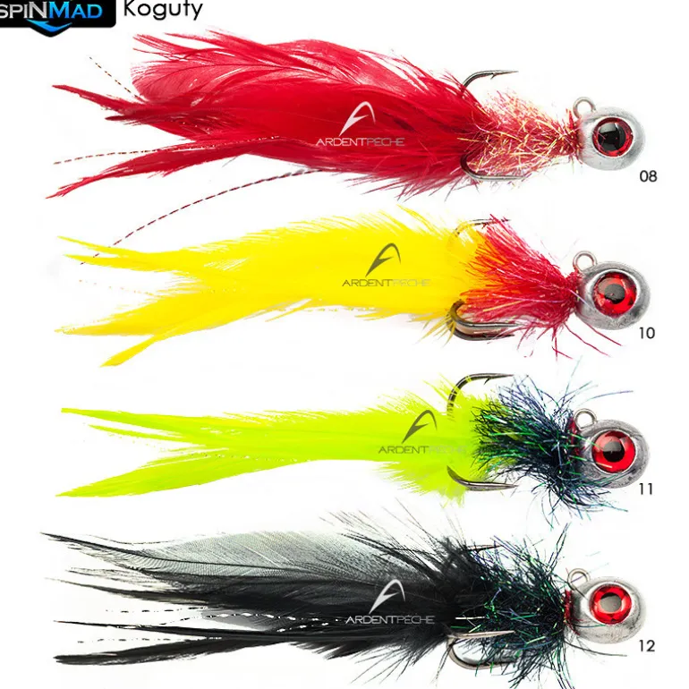 Bucktail jig SPINMAD Koguty 4g