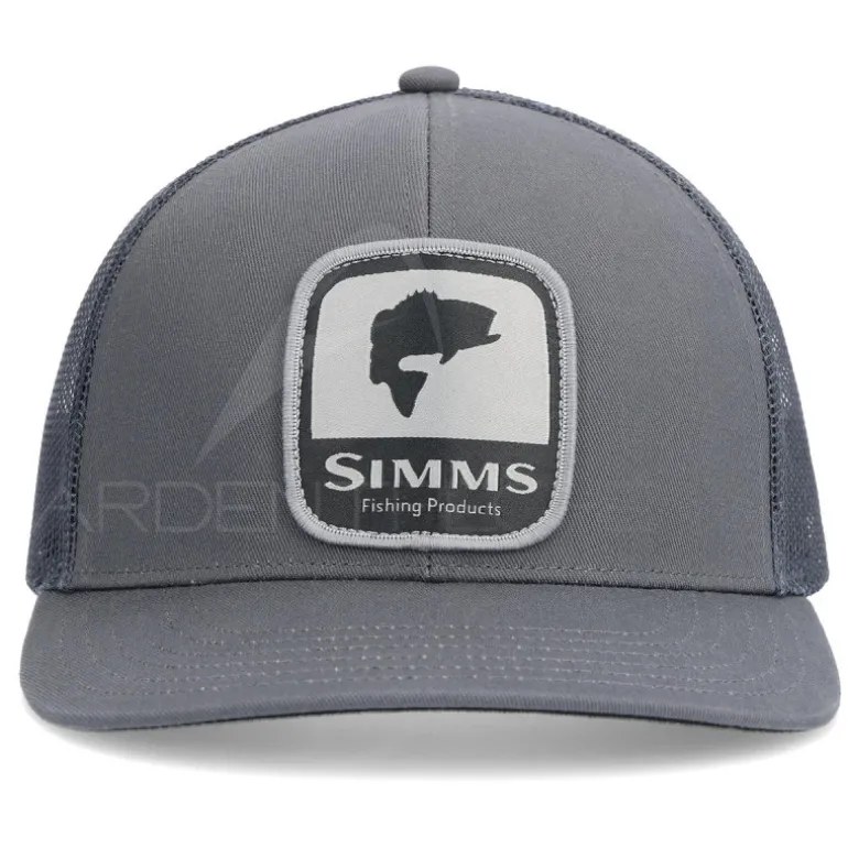 Casquette SIMMS Double Haul Icon Trucker Bass Gunmetal