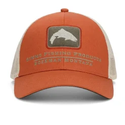 Casquette SIMMS Double Haul Icon Trucker Simms Orange