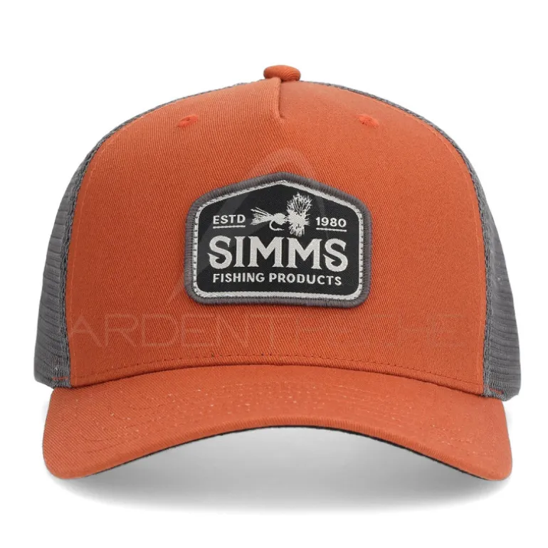 Casquette SIMMS Double Haul Trucker Orange