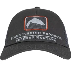 Casquette SIMMS Trout Icon Trucker Carbon