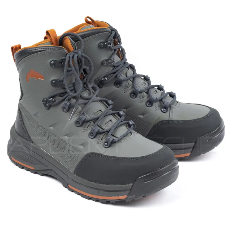 Chaussures de wading SIMMS Freestone Gunmetal caoutchouc