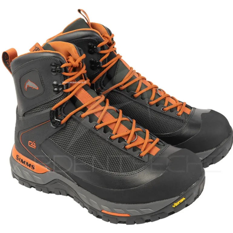 Chaussures de wading SIMMS G4 Pro Powerlock Carbon feutre