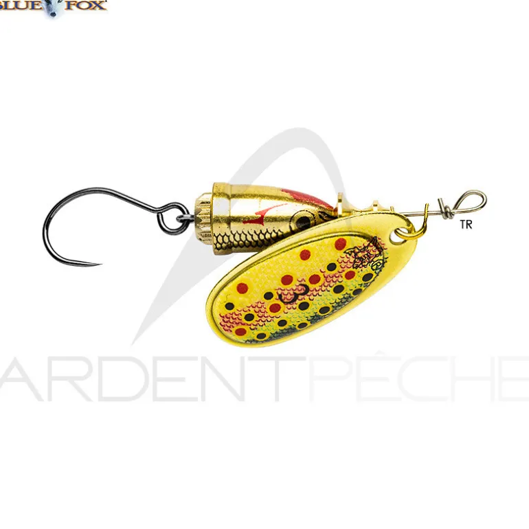 Cuiller BLUE FOX Vibrax shad hameçon simple