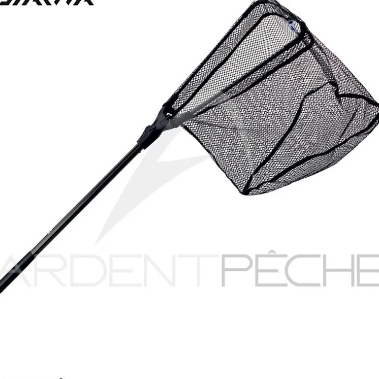 Epuisette DAIWA Téléscopique filet caoutchouc