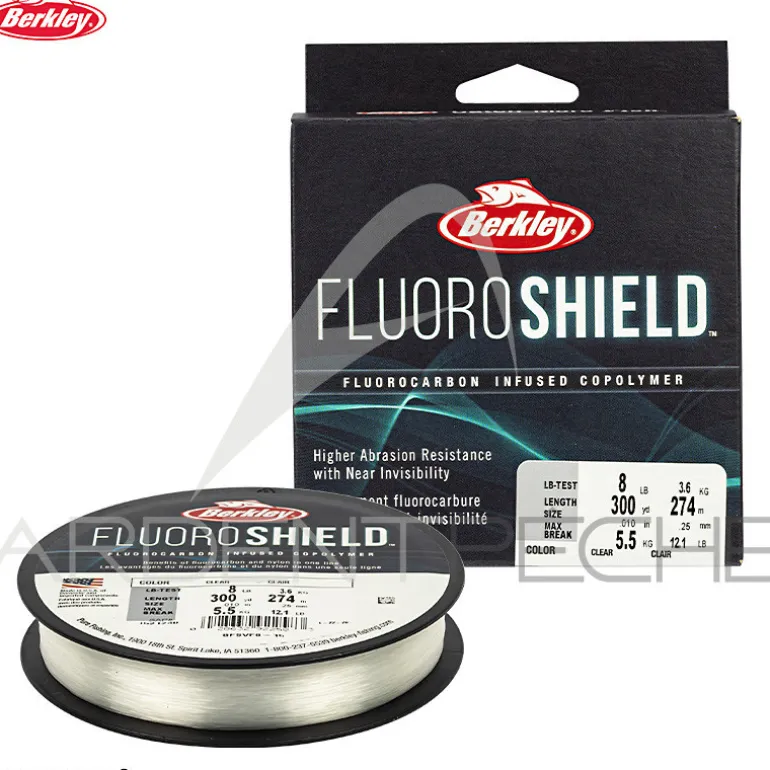 Fils fluorocarbone BERKLEY Fluoroshield 274m
