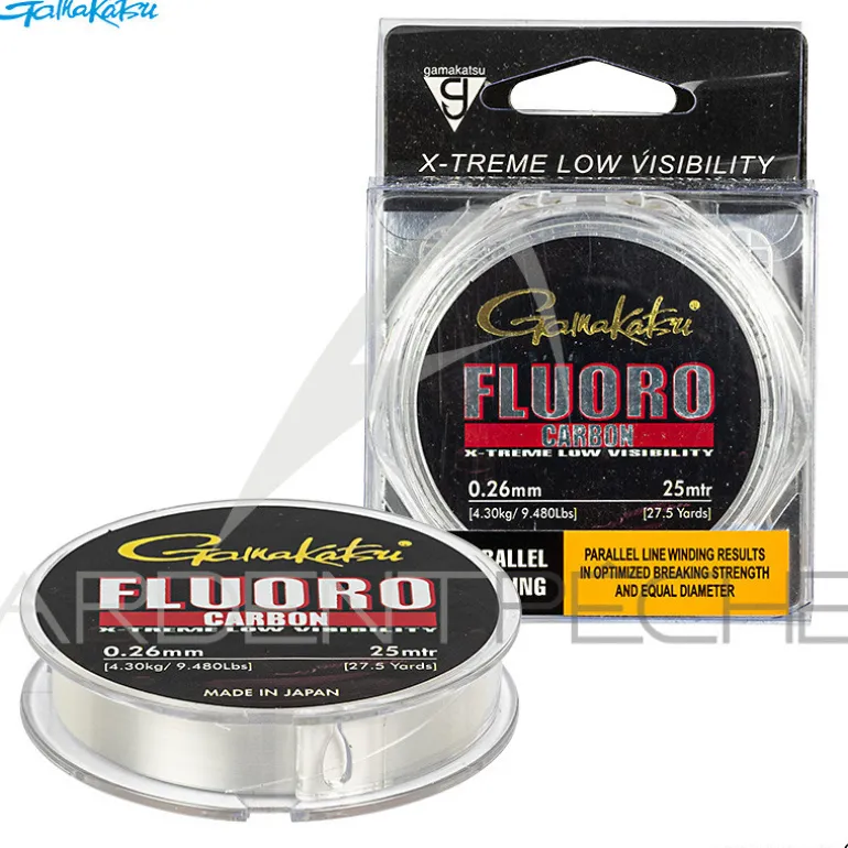 Fils fluorocarbone GAMAKATSU G Line fluorocarbon 25m