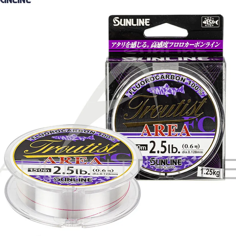 Fils fluorocarbone SUNLINE Troutist area FC 150m