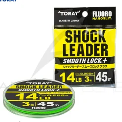 Fils fluorocarbone TORAY Shock leader smooth lock+