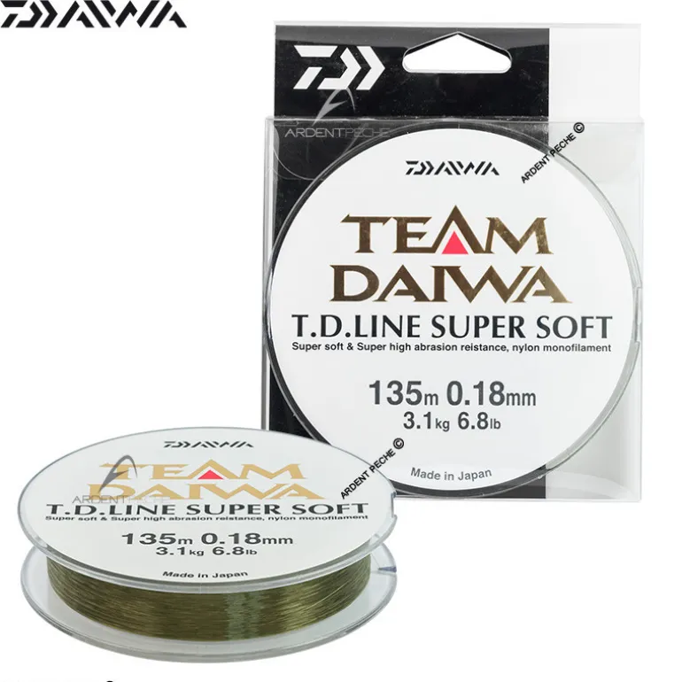 Fils nylon DAIWA Team daiwa line super soft 135m