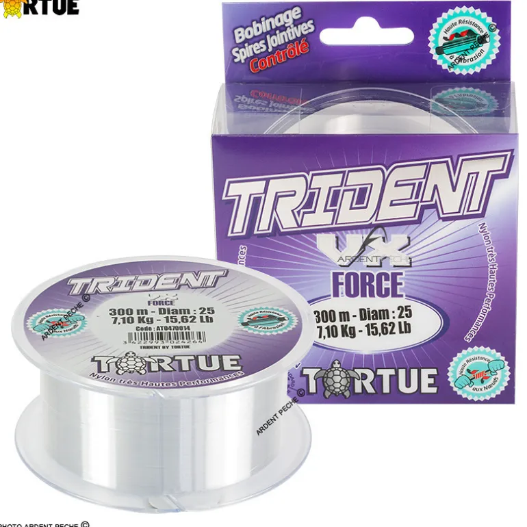 Fils nylon TORTUE Trident VX force 300m