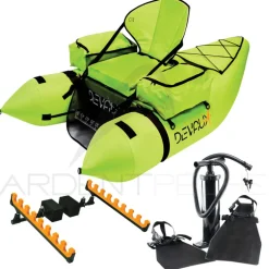 Float tube DEVAUX CAP-V2000 CHARTREUSE + KIT