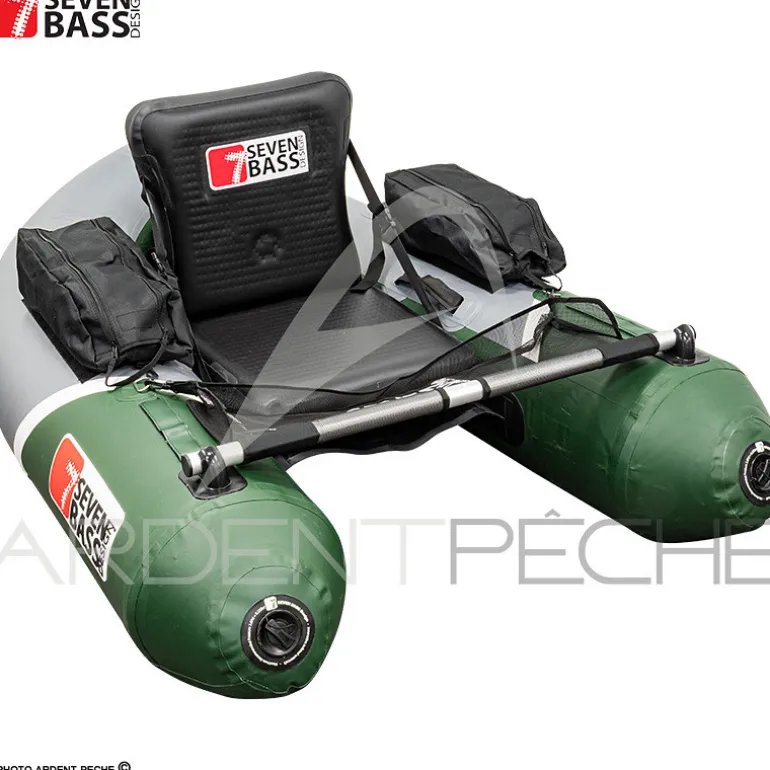 Float tube SEVEN BASS Brigad racing vert/gris