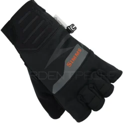 Gants SIMMS Windstopper Half-Finger Glove Black