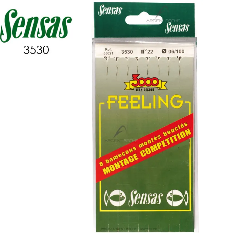 Hameçon coup SENSAS FEELING 3530 BZ montés
