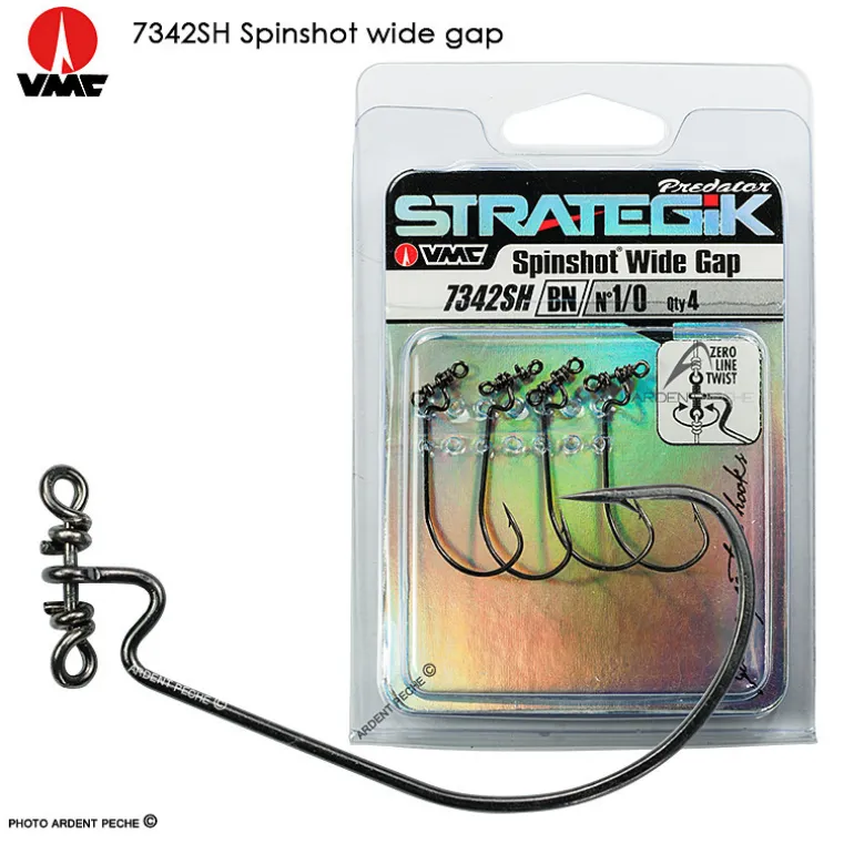 Hameçon spinshot VMC Strategic predator 7342 SH BN