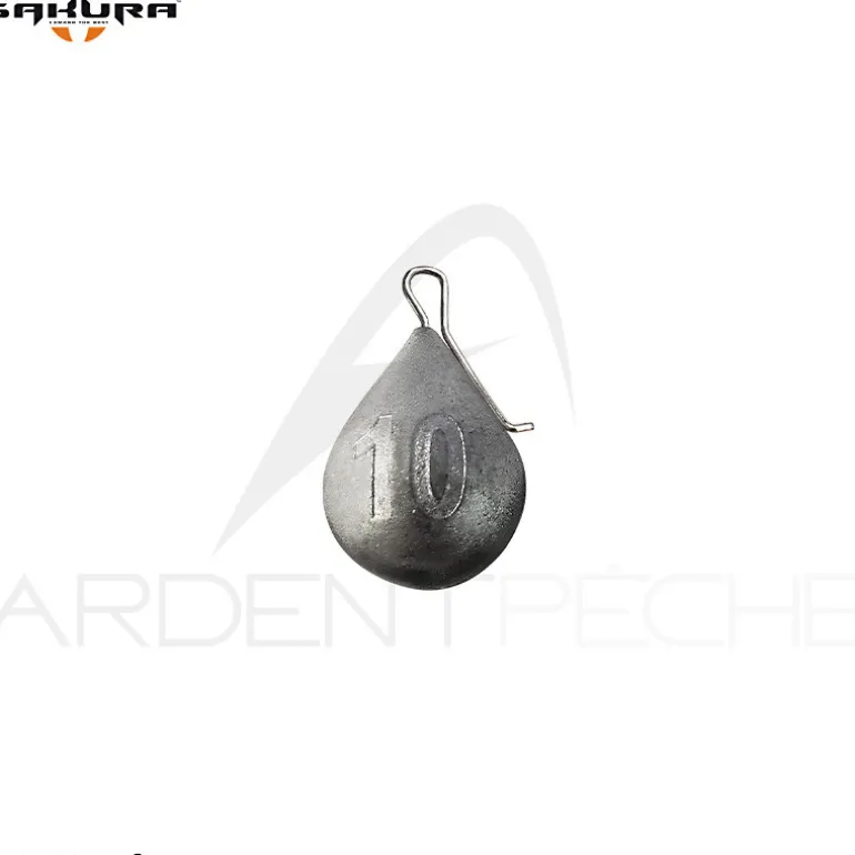 Lest SAKURA Clip poire sinker