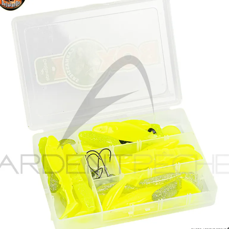 Leurre souple DELALANDE Coffret Carnassier