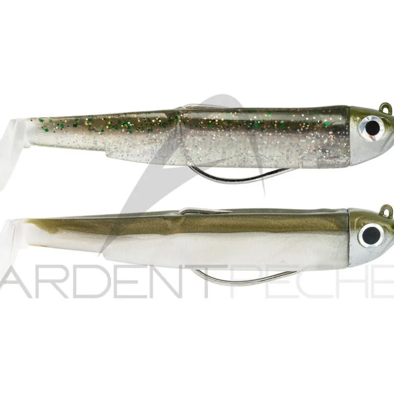 Leurre souple FIIISH Black minnow double combo 70