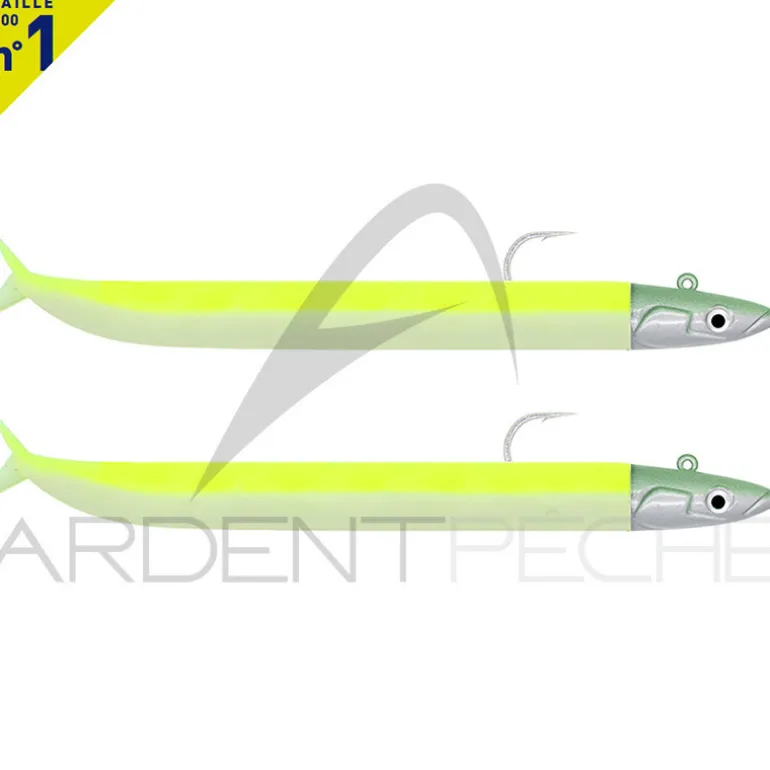 Leurre souple FIIISH Crazy sand eel Double combo 100