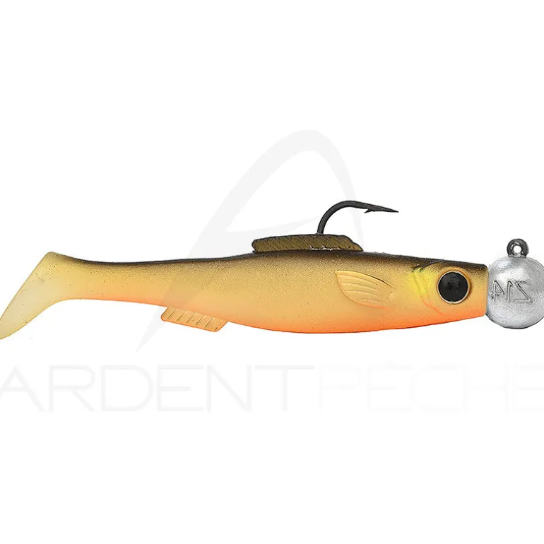 Leurre souple HYPERLASTICS Minwaow round jig head 4 21g