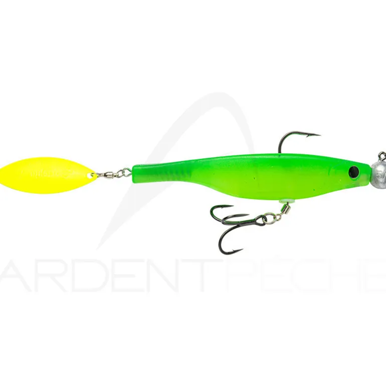 Leurre souple HYPERLASTICS Dartspin round jig head 7 21g
