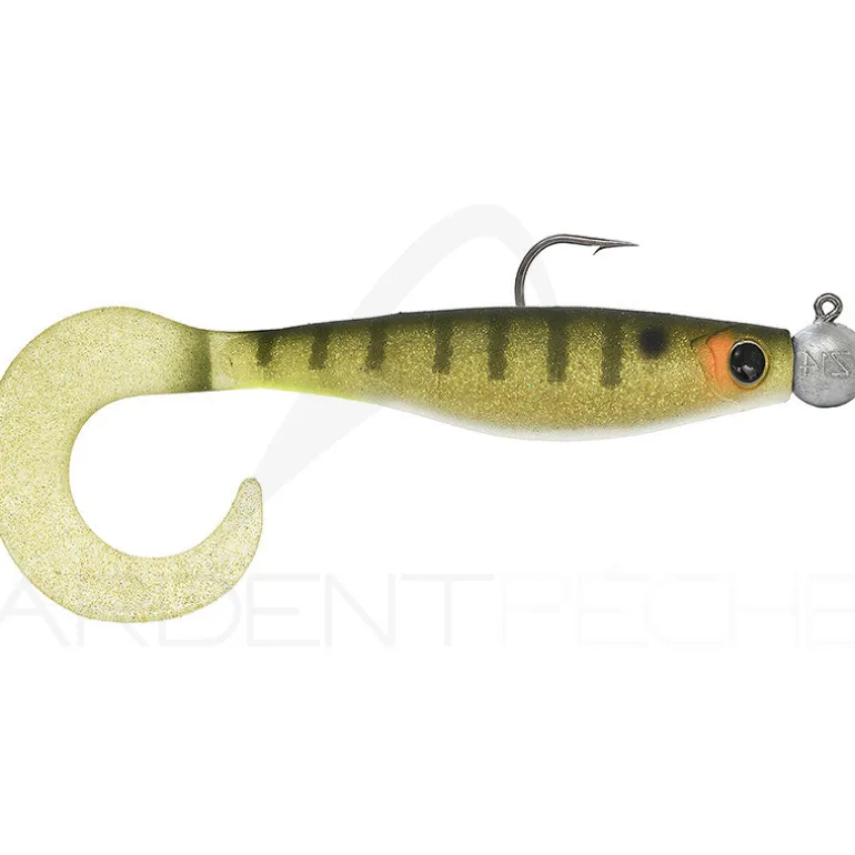 Leurre souple HYPERLASTICS Curlyminn round jig head 6 21g