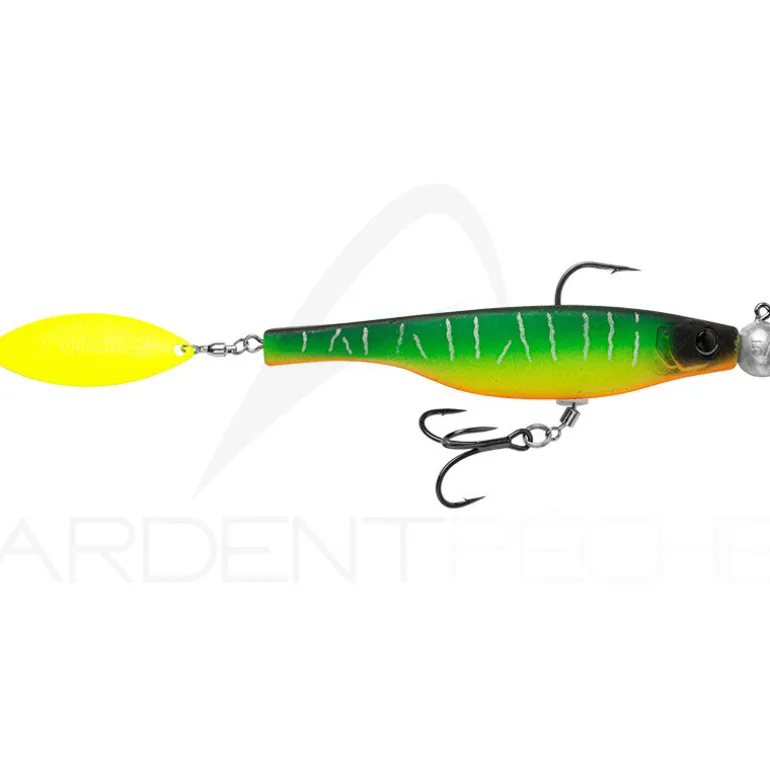 Leurre souple HYPERLASTICS Dartspin round jig head 7 14g