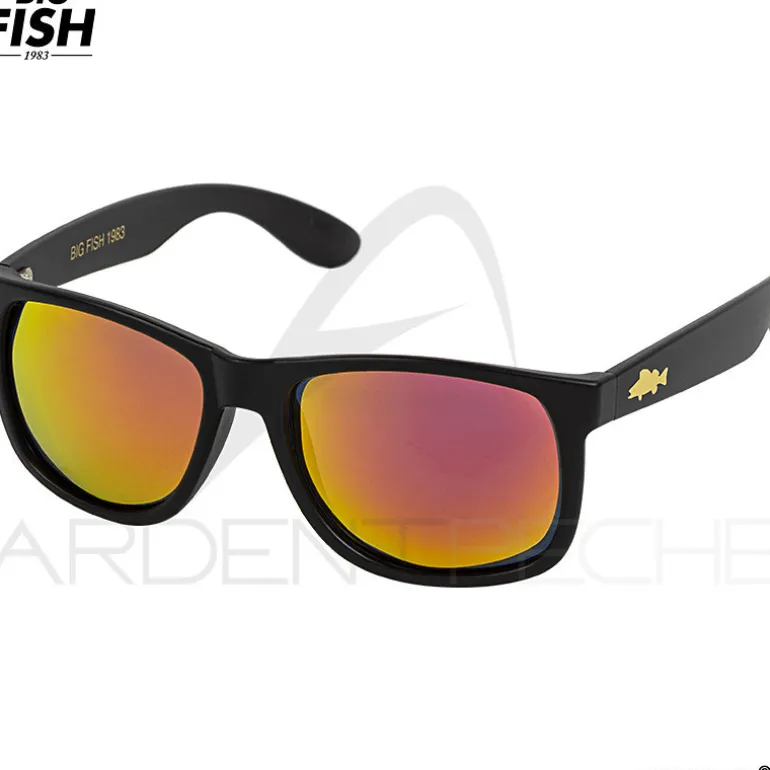 Lunettes polarisantes BIG FISH 1983 Easy fish Zander pink red iridium