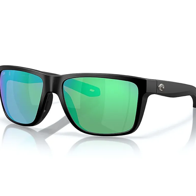 Lunettes polarisantes COSTA DEL MAR Broadbill II Matte black Green mirror 580G