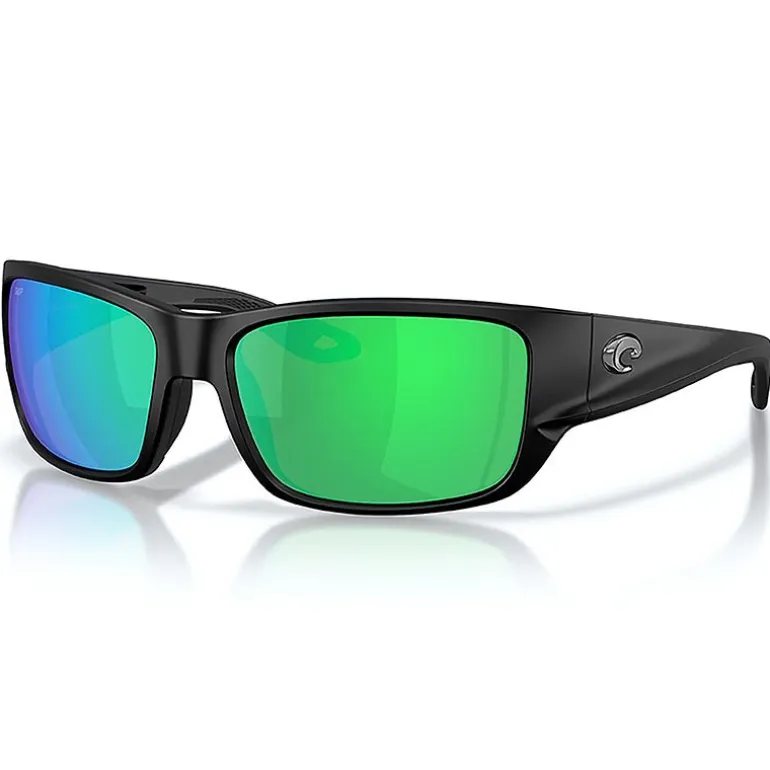 Lunettes polarisantes COSTA DEL MAR Schoolie Matte black Green mirror 580P