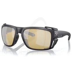 Lunettes polarisantes COSTA DEL MAR King tide 8 Black Silver sunrise mirror 580G