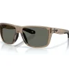 Lunettes polarisantes COSTA DEL MAR Broadbill II Matte smoke brown Gray 580G