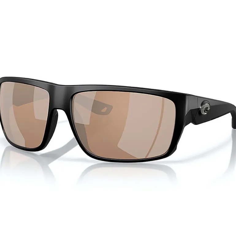 Lunettes polarisantes COSTA DEL MAR Fly line Matte black Copper silver mirror 580G