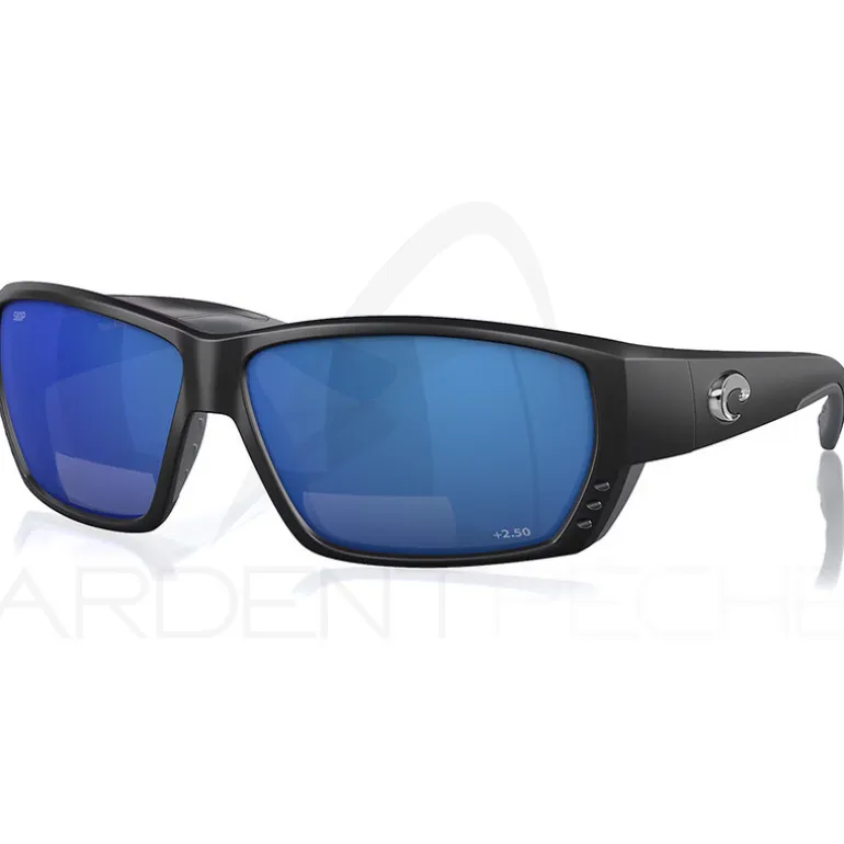 Lunettes polarisantes COSTA DEL MAR Tuna alley readers 2.50 Matte black Blue mirror 580P