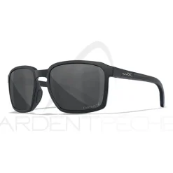 Lunettes polarisantes WILEY X Alfa captivate Smoke grey Gloss black frame