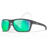 Lunettes polarisantes WILEY X Kingpin captivate Green mirror Matte graphite frame