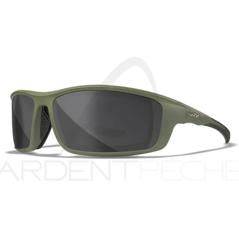 Lunettes polarisantes WILEY X Grid captivate Grey Matte utility green frame