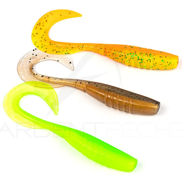 Pack de 3 leurres souples MEGABASS X Layer curly 5