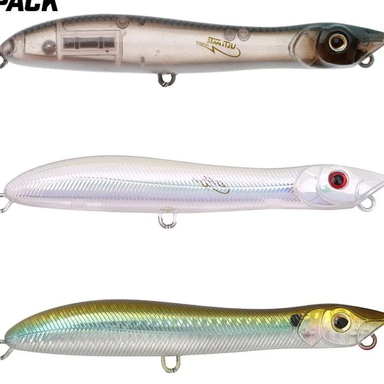 Pack de 3 leurres XORUS Patchinko 140 spécial coup du soir