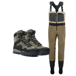 Pack waders GRUNDENS Boundary Zip + chaussures Bankside