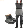 Pack waders SIMMS Freestone Smoke + chaussures caoutchouc
