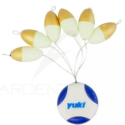 Perle flottante YUKI Oval floating bead with stopper
