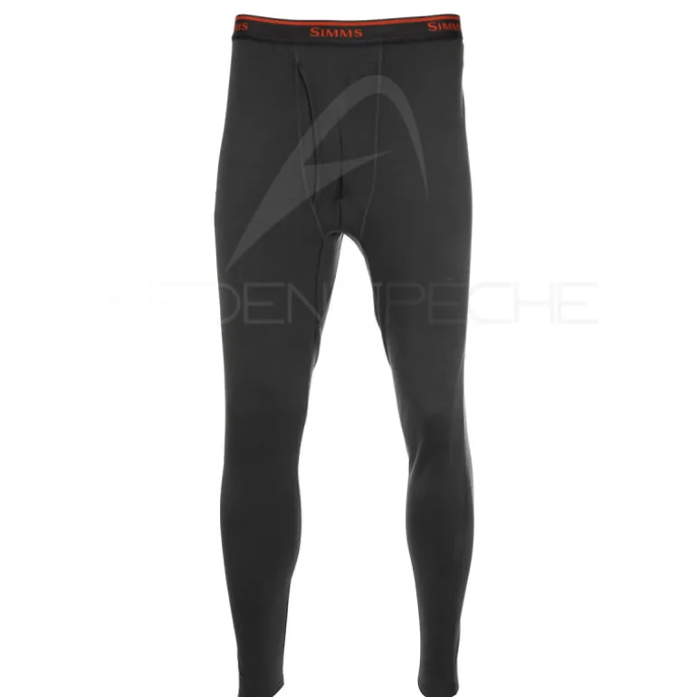 Sous-vêtement SIMMS Lightweight Baselayer Bottom Carbon