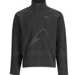 Sweat SIMMS Rivershed Half Zip Black Heather
