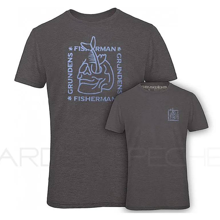 T Shirt GRUNDENS Socket SS Heather charcoal